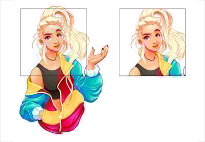 How to crop in Illustrator