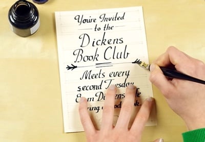 The Art of Calligraphy: Roundhand Script