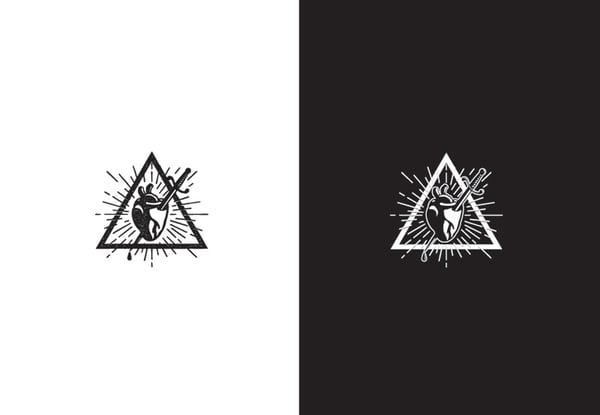 How to invert a logo correctly